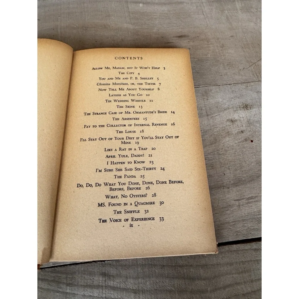 Vintage 1942 GOOD INTENTIONS Ogden Nash Little, Brown‎ and Company Hardcover